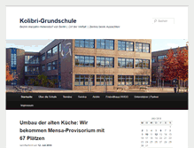 Tablet Screenshot of kolibri-grundschule.de